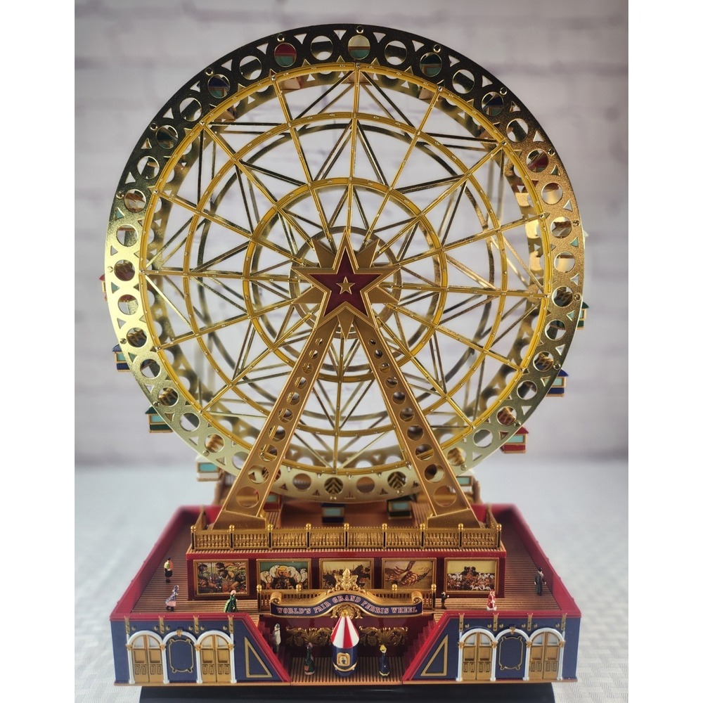 Mr. Christmas World's Fair Grand Ferris Wheel Musical Animated Indoor Christm...